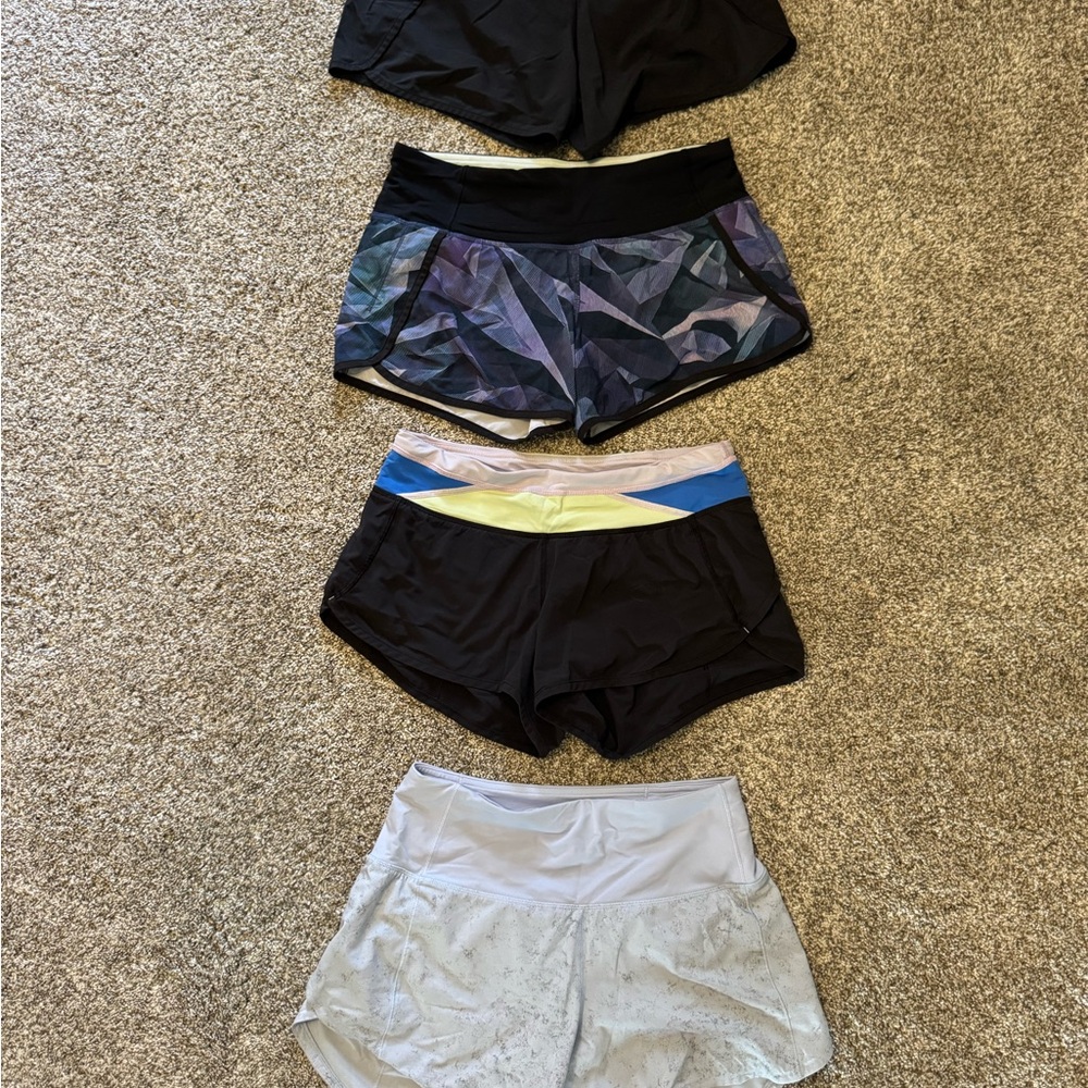 Lululemon Athletica Black Athletic Shorts